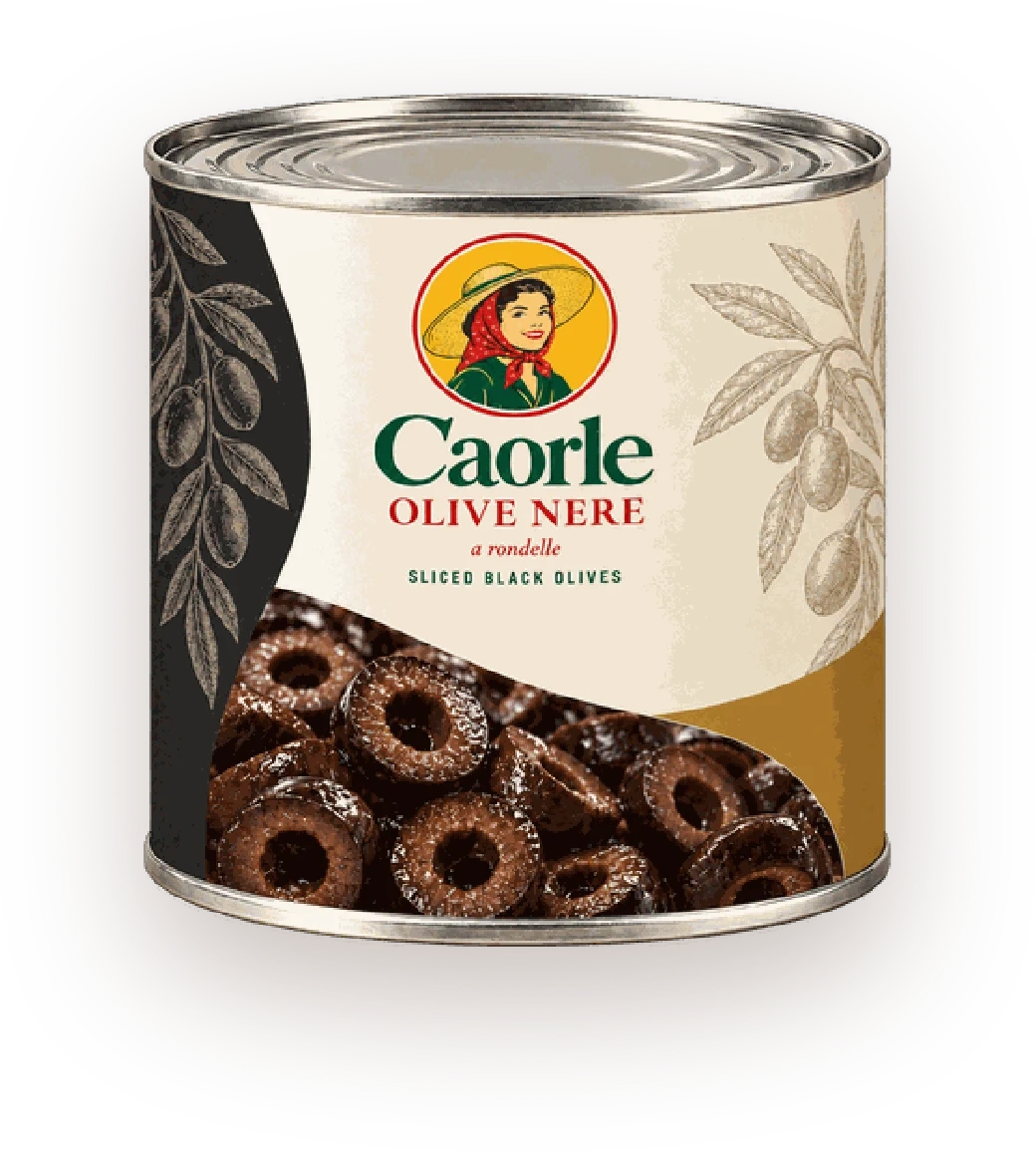 Olive Nere a Rondelle — plechovka Caorle