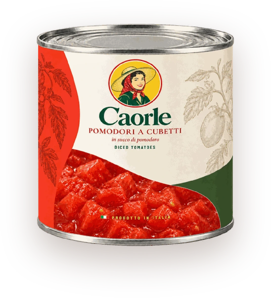 Pomodori a Cubetti — plechovka Caorle