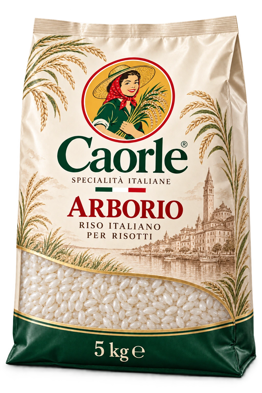 CAORLE Arborio 5 kg návrh obalu