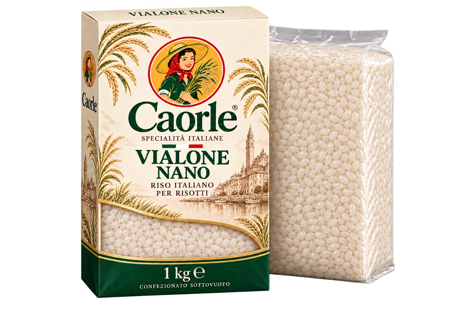 Vialone Nano · 1 kg · Karton a vakuum
